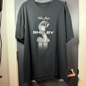 Men's T-shirt- Black with FORD Shelby Graphs- Size XL- Gently Used